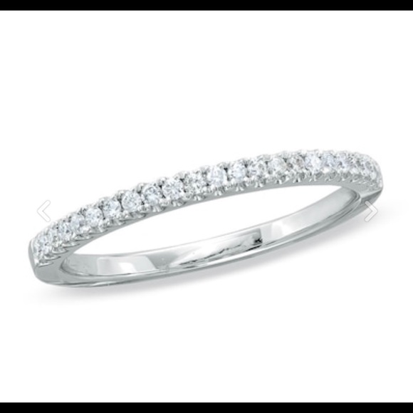 Zales Jewelry - 1/6 CT T.W. Diamond Anniversary Band 14K White